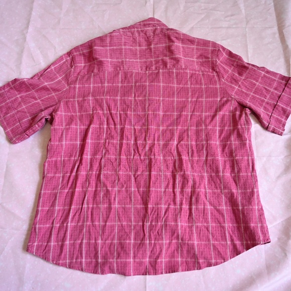 Vintage Krazy Kat Fuchsia Button‑Up Top – One Size / L 💖 - Picture 2 of 3